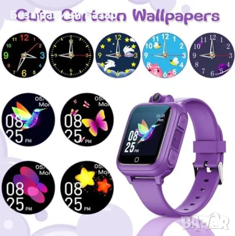 Нов Детски смарт часовник с камера и музика за 5-12 годишни деца подарък, снимка 8 - Детски - 47294814