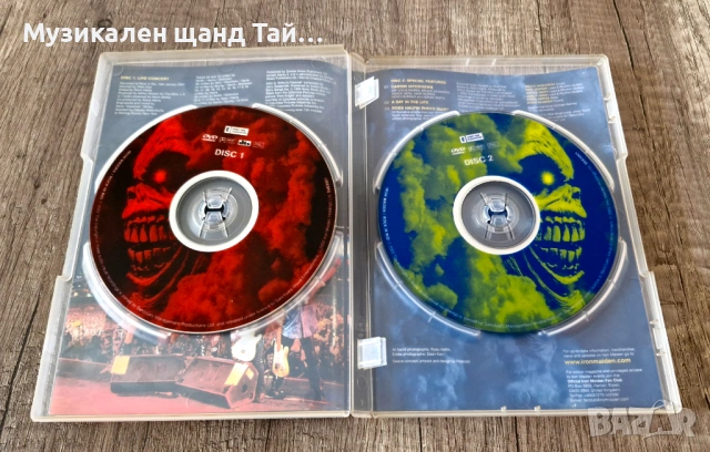 DVD Музика: Iron Maiden - Rock In Rio - 2 DVD, снимка 3 - DVD дискове - 53992558