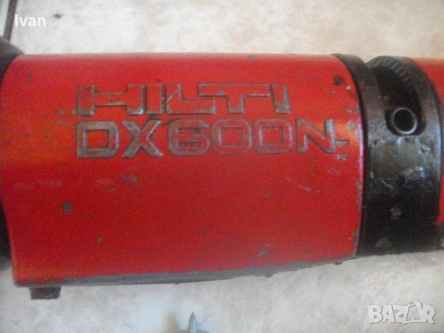 HILTI DX600N-Made in Liechtenstein-Хилти Пистолет Бърз Директен Монтаж Бетон/Метал Чрез  Заряд Капси, снимка 6 - Други инструменти - 42546735