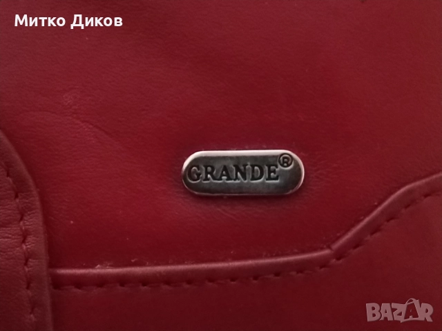 Женско марково портмоне Гранде 185х105мм естествена кожа, снимка 3 - Портфейли, портмонета - 52458430
