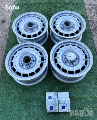 Джанти 5/112/14 Mercedes 107 114 115 116 123 126, снимка 2 - Гуми и джанти - 52762085