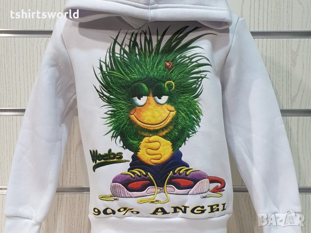 Нов детски суичър с трансферен печат 90% ангел, снимка 5 - Детски анцузи и суичери - 32034619