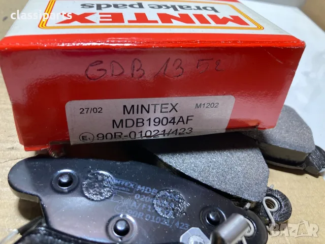 Спирачни накладки за Опел Астра Г и Зафира А / OPEL Astra G, Zafira A, снимка 3 - Части - 56017259