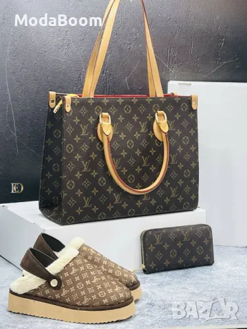 Louis Vuitton дамски комплекти , снимка 2 - Пантофи - 48286568