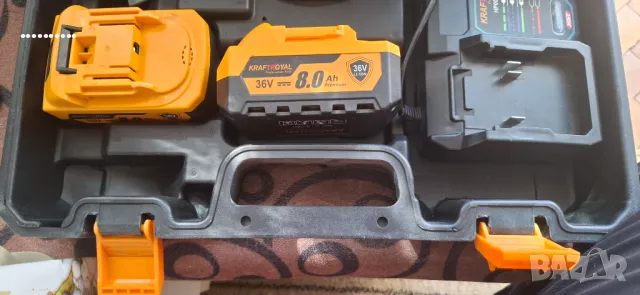 Ъглошлайф 36V 8ah, снимка 4 - Куфари с инструменти - 50149316