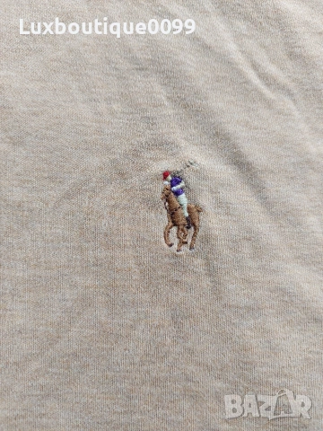 Мъжка тениска с яка Ralph Lauren Custom Slim fit M, снимка 6 - Тениски - 53919218