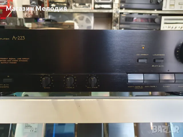 Усилвател Pioneer A-223 В отлично техническо и визуално състояние., снимка 4 - Ресийвъри, усилватели, смесителни пултове - 48414107