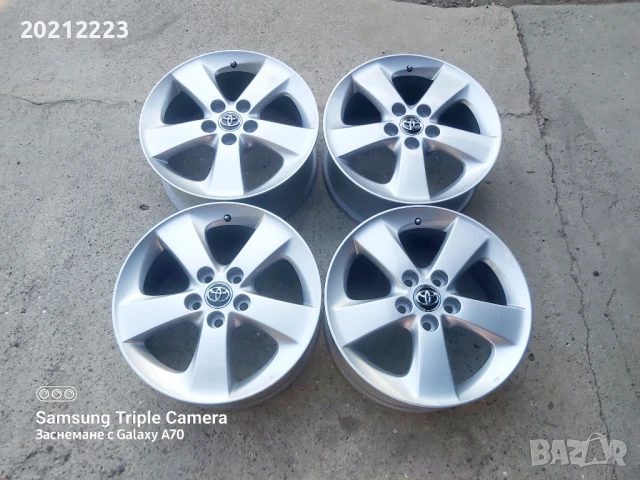 4 броя алуминиеви джанти за Toyota Auris,Toyota Corolla 17, снимка 4 - Гуми и джанти - 50884545