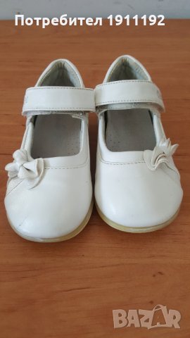 Детски бели обувки/ пантофки. Номер 25, снимка 5 - Детски обувки - 32037239