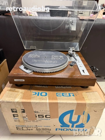 🔈Колекционерски грамофон PIONEER PL-550 - Direct drive🔈, снимка 9 - Грамофони - 54199595