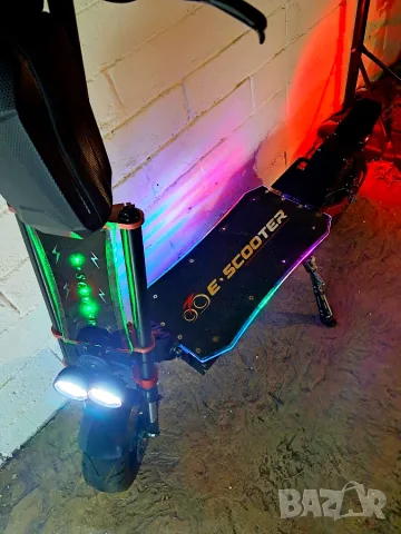 Голяма Електрически Скутер Тротинетка със Седалка, OBARTER X5 13" 8000W Хидравлични Спирачки 13 цола, снимка 3 - Друга електроника - 55853270