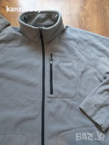 Columbia Fast Trek - мъжко поларено горнище КАТО НОВО 2ХЛ, снимка 3 - Спортни дрехи, екипи - 47884177