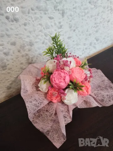 Букет от сапунени рози, снимка 2 - Подаръци за жени - 56167990