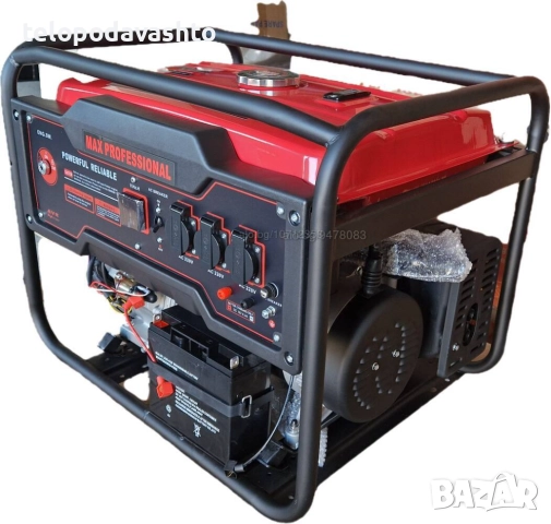 Професионален Генератор за ток HOLGER 9.5kW. ел. старт, медни намотки / Агрегат за ток, снимка 4 - Генератори - 52809795