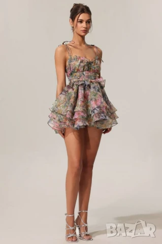 флорална рокля 