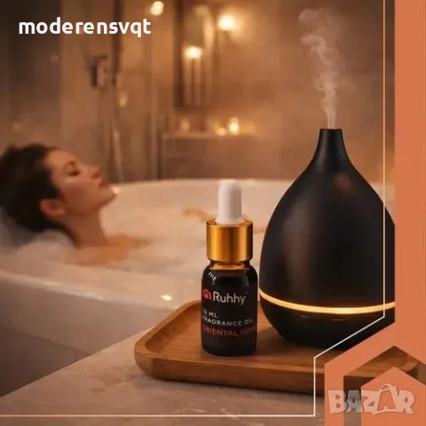 Комплект ароматни масла 10 x 10 мл – масла за дифузер, арома лампа и подарък, снимка 4 - Други - 56105425