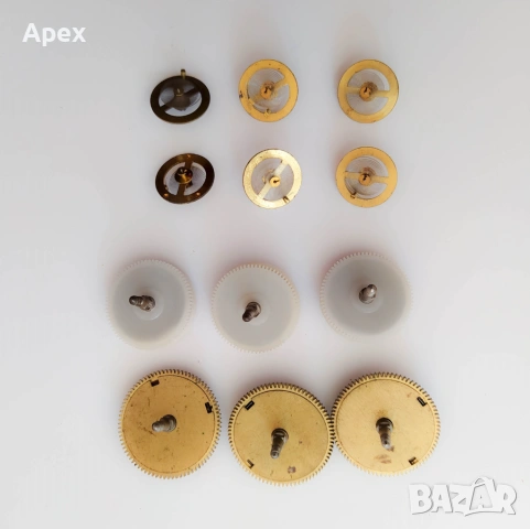 Баланси Стъкла и Части за Руски Японски Часовници. Баланс Ос Seiko Orient Полет Восток Молния Салава