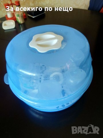 Бебешки стерилизатор за микровълнова печка, снимка 3 - Стерилизатори - 33745137