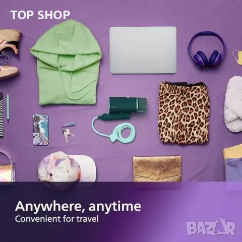 Нов Philips Ръчен Парочистач, 1000W, Лек и Компактен за Пътуване дрехи, снимка 6 - Други - 49945140