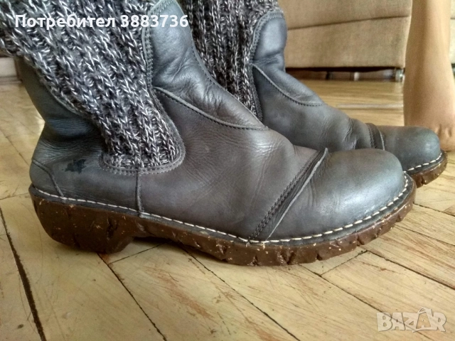 Боти / ботуши НатураЛиста,ест.кожа, снимка 9 - Дамски боти - 52547289