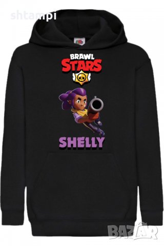 Детски Суитчър/Суитшърт Shelly 3,Brawl Stars,Игра,Подарък,Изненада,Забавление,Рожден Ден