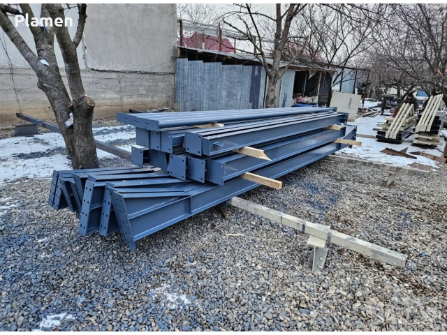 Метално хале - ригел - метална конструкция 12х20м 