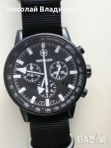 Wenger оригинален хронограф швейцарски мъжки ръчен часовник
