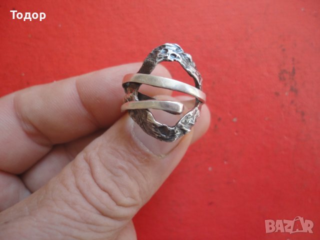 Невероятен сребърен пръстен 2 , снимка 5 - Пръстени - 42208920