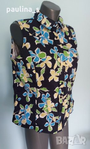 Два различни броя / Дънков елек тип риза и елек тип туника / голям размер , снимка 5 - Елеци - 29468958