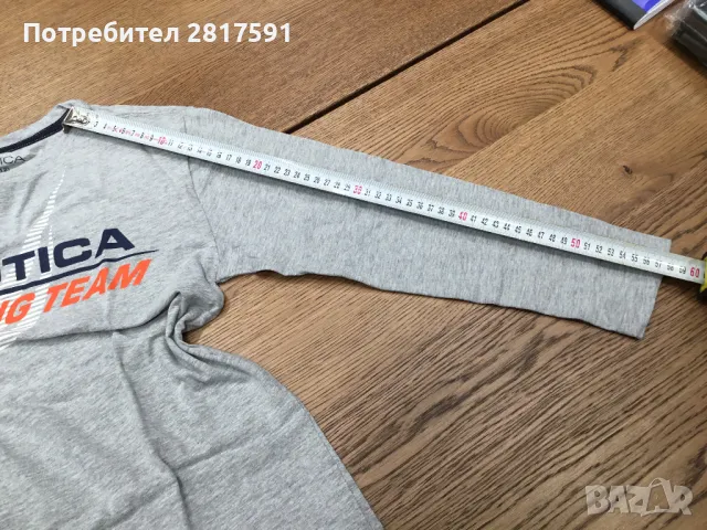 Детска блуза с дълъг ръкав Nautica, размер 10-12, снимка 5 - Блузи с дълъг ръкав и пуловери - 47731191