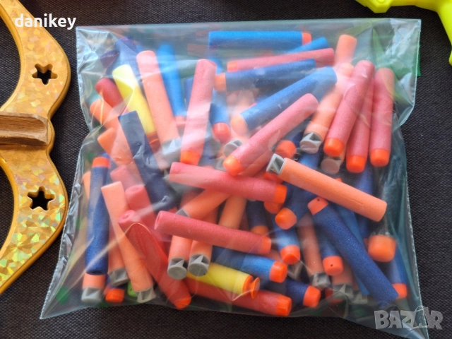 Пистолети, пушка и арбалет тип Нърф + патрони, снимка 5 - Други - 52632094