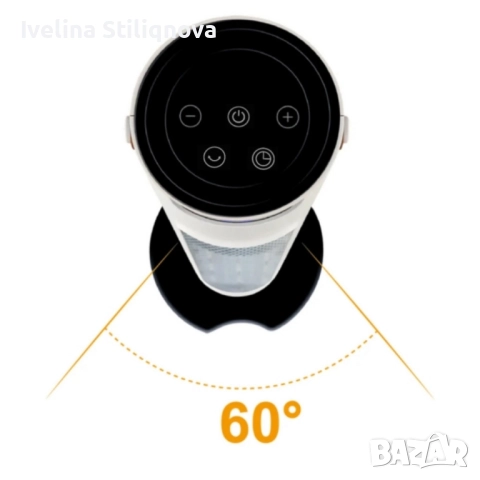 Вентилаторна печка 2-в-1 с керамичен нагревател,