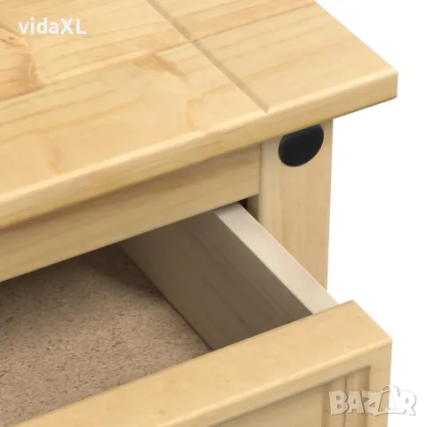 vidaXL Нощно шкафче Corona, 45x35x64 см, бор масив, снимка 7 - Шкафове - 56147402
