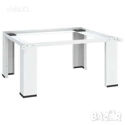 vidaXL Стойка за пералня, бяла(SKU:50447), снимка 4 - Други - 49593023