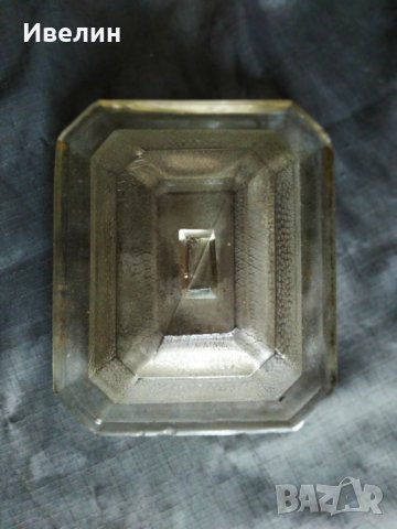 стъклен съд за масло арт деко, снимка 2 - Антикварни и старинни предмети - 29430028