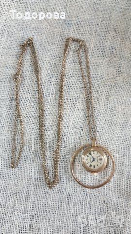 Позлатен дамски руски механичен часовник "Чайка", снимка 4 - Антикварни и старинни предмети - 31180068