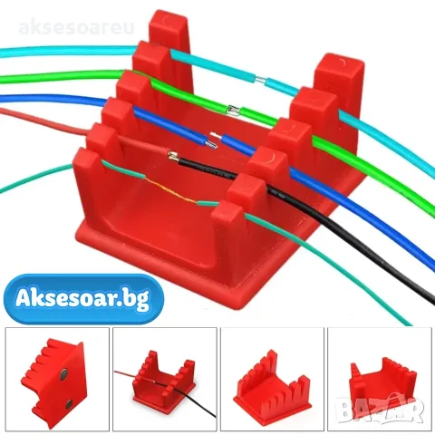 Пластмасов нов държач за запояване на проводници за кабели 30AWG-12AWG с 5 степени на регулиране, снимка 15 - Поялници и запояване - 56213533