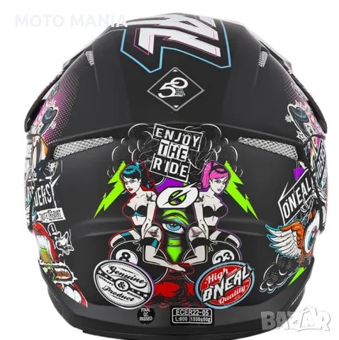 МОТОКРОС КАСКА ONEAL CRANK 2.0 MULTI HELMET, снимка 3 - Други - 48266801