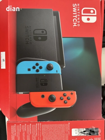 Nintendo Switch пълен комплект, снимка 4 - Nintendo конзоли - 55809098