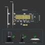 Адаптер M.2 NVMe към PCIe X1 GLOTRENDS PA09-X1, снимка 6