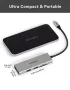 Висококачествен USB C  хъб 5 в 1 Модел KB0502, снимка 1