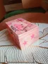 Ръчно изработена дървена кутия за бебе момиче , снимка 3