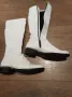 Кожени ботуши - бели, снимка 2