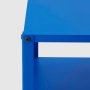 Нощно шкафче от стомана в син цвят, снимка 3