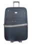 Текстилен куфар 701 с разширение - 70см. височина,сив, снимка 1 - Куфари - 42701066