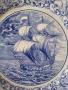 Декоративна чиния за стена блу делф, снимка 2