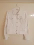 Бяло дамско спортно елегантно дънкено яке, снимка 1