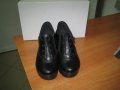 Дамски обувки м.125 естествена кожа черни, снимка 2