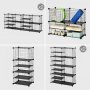 Метална Етажерка с подвижни нива, 82x32x62 сантиметра, снимка 3