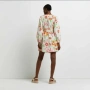 Рокля RIVER ISLAND лен и памук, снимка 2